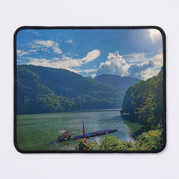 Item preview, Sunset Stillness Over Fewa Lake, Nepal designed and sold by Faruk Kalkan Travel Gallery.