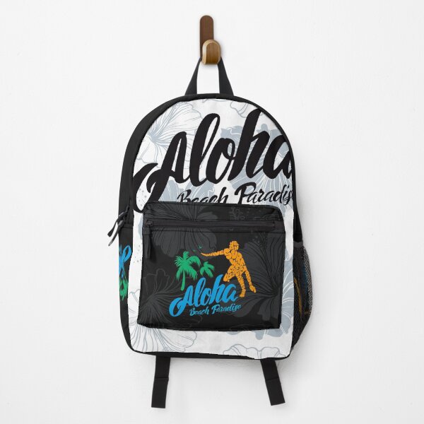Item preview, Aloha Beach Paradise Surf Art – Retro Tropical Palm Tree Summer Vibes designed and sold by StickerAndLove.