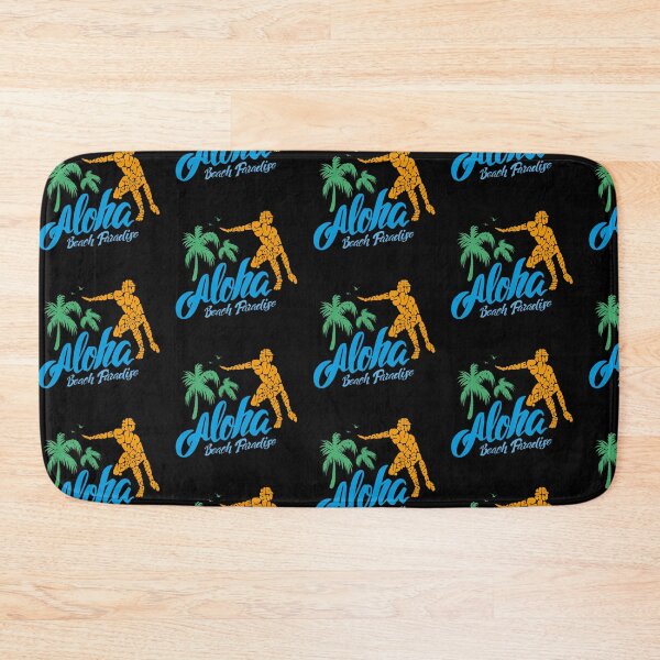 Item preview, Aloha Beach Paradise Surf Art – Retro Tropical Palm Tree Summer Vibes designed and sold by StickerAndLove.