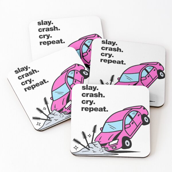 Item preview, Slay Crash Cry designed and sold by Misfrints.