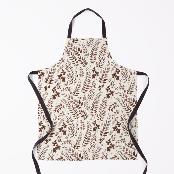 Item preview, Greenery Botanical Print Brown and Cream designed and sold by SilverPegasus.
