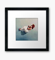 Niedrige Poly Tori Amos unter dem Rosa Gerahmtes Wandbild