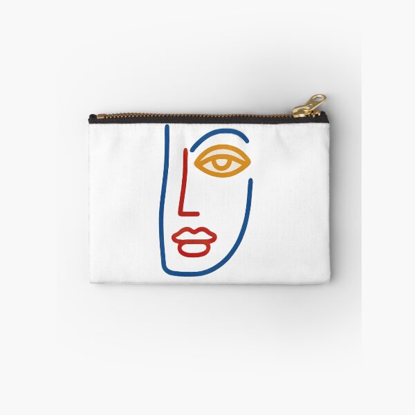 Item preview, Minimal Abstract Face Line Art – Modern Colorful Portrait Design	 designed and sold by weirdfishes123.