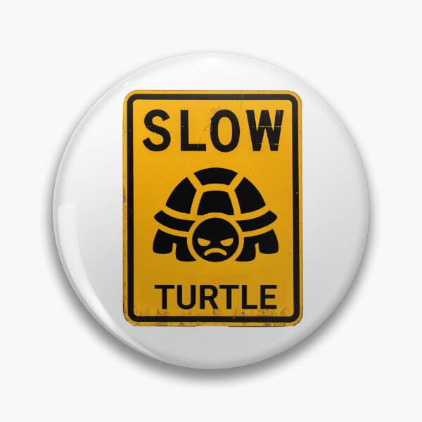 Item preview, Slow Turtle – Funny Road Sign Parody | Misunderstood Speed Icon Tee designed and sold by MTeesGA.