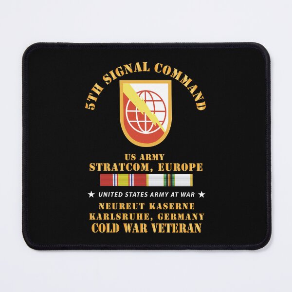 Item preview, Army - 5th Signal Command - SSI, USA STRATCOM, EUR, Karlsruhe, Germany w COLD SVC X 300 designed and sold by Military Insignia Products.