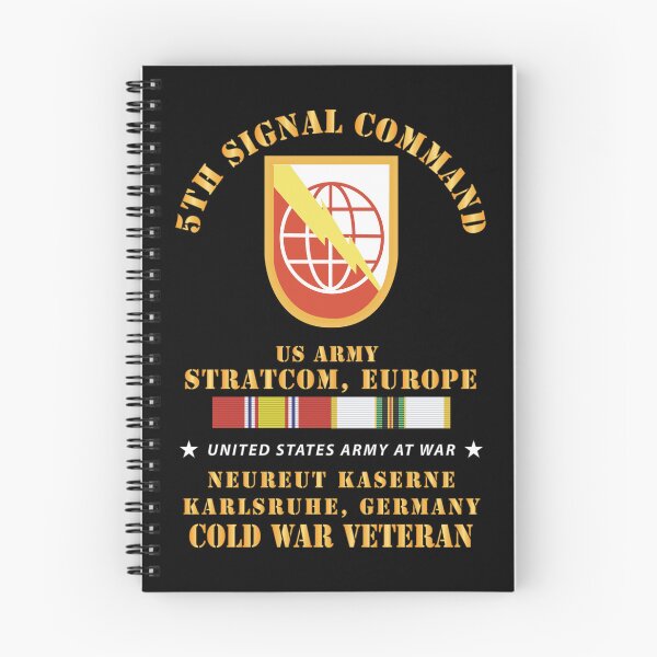 Item preview, Army - 5th Signal Command - SSI, USA STRATCOM, EUR, Karlsruhe, Germany w COLD SVC X 300 designed and sold by Military Insignia Products.