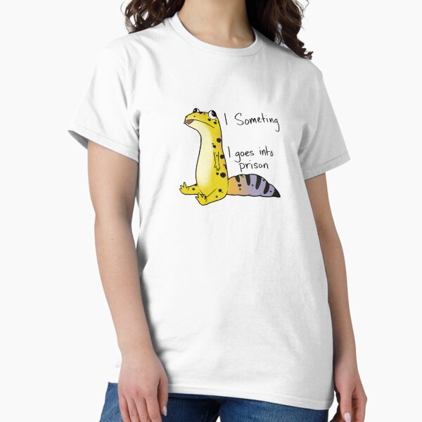 Item preview, Gecko Goes Into Prison designed and sold by HoundsSnack.