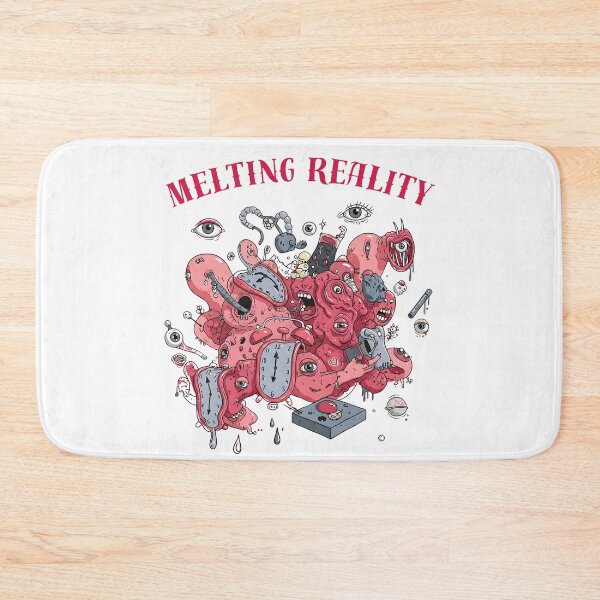 Item preview, Melting Reality Absurdity Pink Brainrot designed and sold by SurrealArtSzysz.