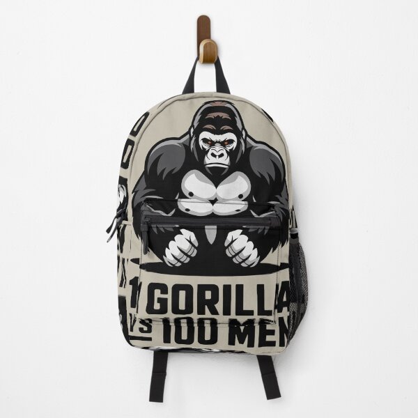 Item preview, gorilla vs 100 men designed and sold by digilabs.
