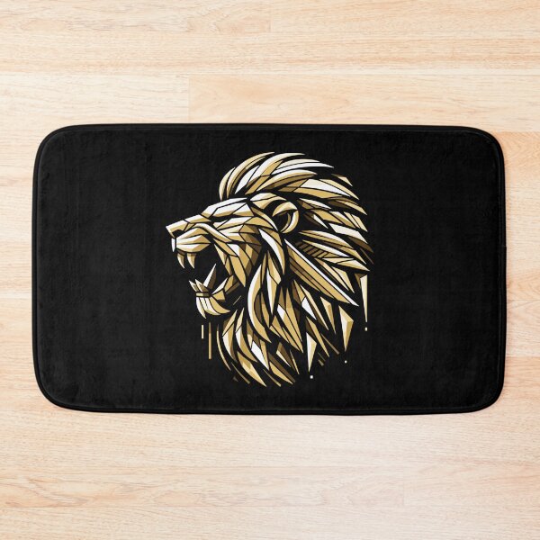 Item preview, lion roar gold golden geometric gift designed and sold by Pineapple-Tree.