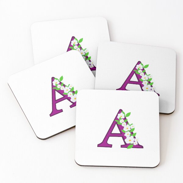 Item preview, Floral Letter A – Botanical Monogram Art designed and sold by ArtistrybyJ.