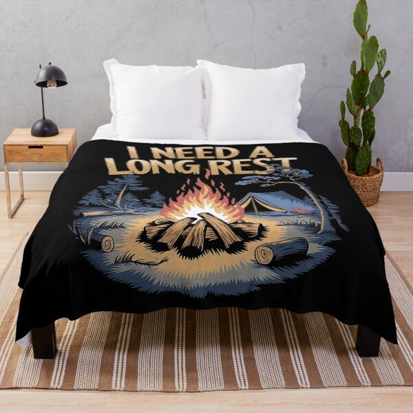 Item preview, I need a long rest - Campfire - Camping designed and sold by JansenGS.