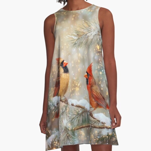 Item preview, Couple of Cardinals Perched on Snow Covered Branch Painting designed and sold by MargaretWiktor.