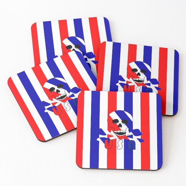 Item preview, Patriotic Skull American designed and sold by Sartoris Art.