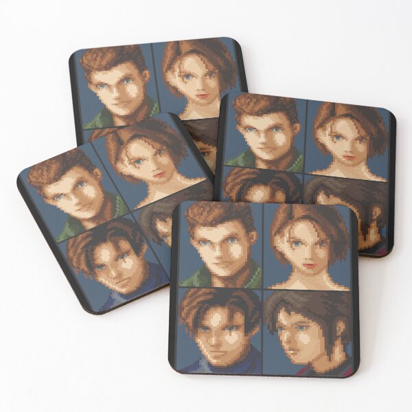 Item preview, Resident Evil Characters Pixel Art designed and sold by AlleenasPixels.