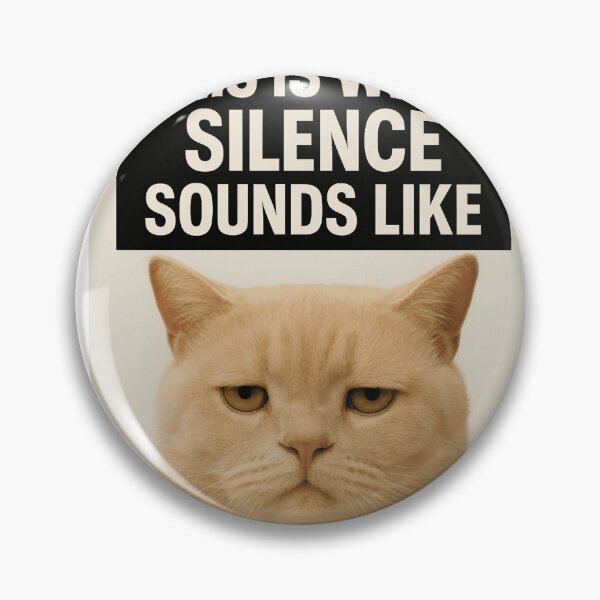 Item preview, This Is What Silence Sounds Like – Grumpy Cat  designed and sold by Boohoo Beach.