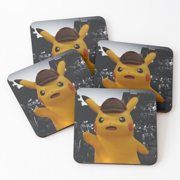 Artikelvorschau, Meisterdetektiv Pikachu in einer Protestszene – Bold Urban Mashup entworfen und verkauft von Pigmentra.