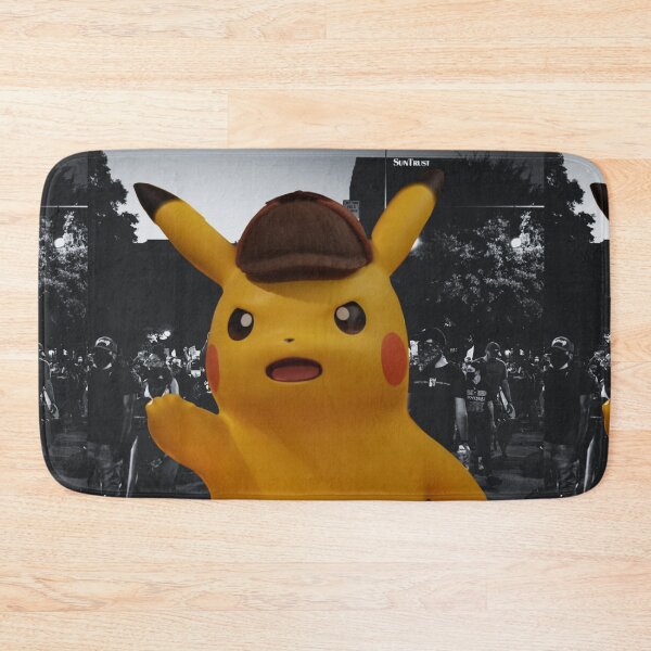 Artikelvorschau, Meisterdetektiv Pikachu in einer Protestszene – Bold Urban Mashup entworfen und verkauft von Pigmentra.