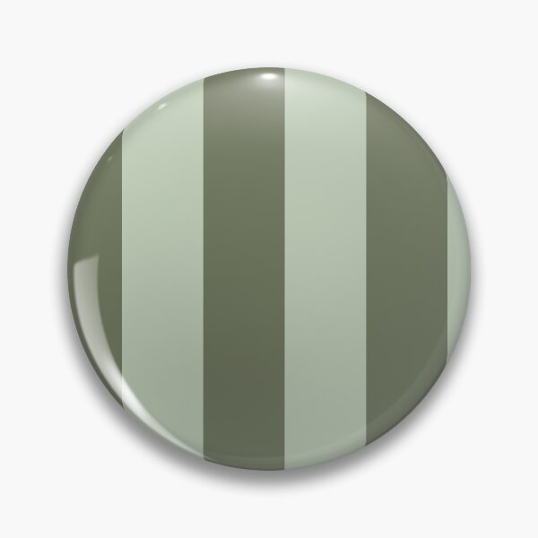 Item preview, Sage and Moss Green White Wide Vertical Stripes designed and sold by Feeling Artsy.