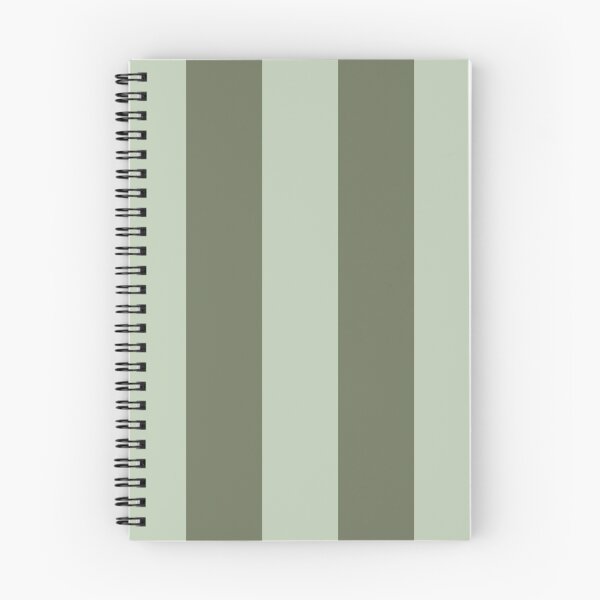 Item preview, Sage and Moss Green White Wide Vertical Stripes designed and sold by Feeling Artsy.