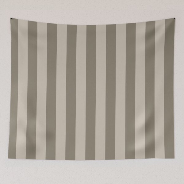 Item preview, Stone and Tan Brown White Wide Vertical Stripes designed and sold by Feeling Artsy.