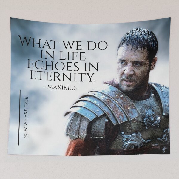 Item preview, What We Do In Life Echoes In Eternity | Gladiator designed and sold by TitanThoughts.