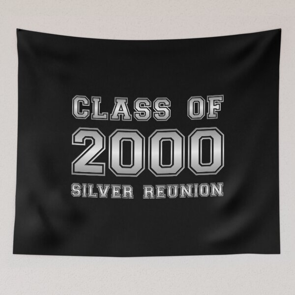 Item preview, Class of 2000 class reunion 25th silver reunion designed and sold by NaughtyGoose.