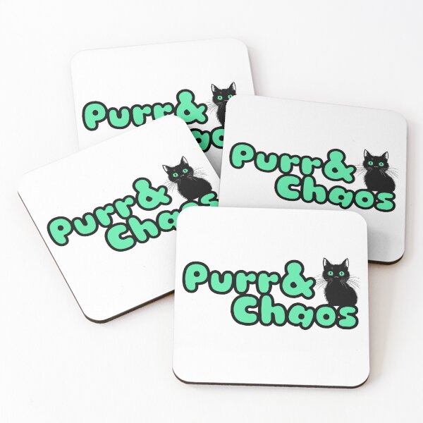 Item preview, Purr & Chaos - logo designed and sold by maggiehuth.