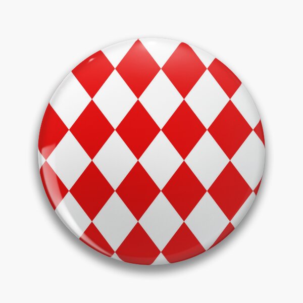 Item preview, Red White Harlequin Diamonds All Over designed and sold by Feeling Artsy.
