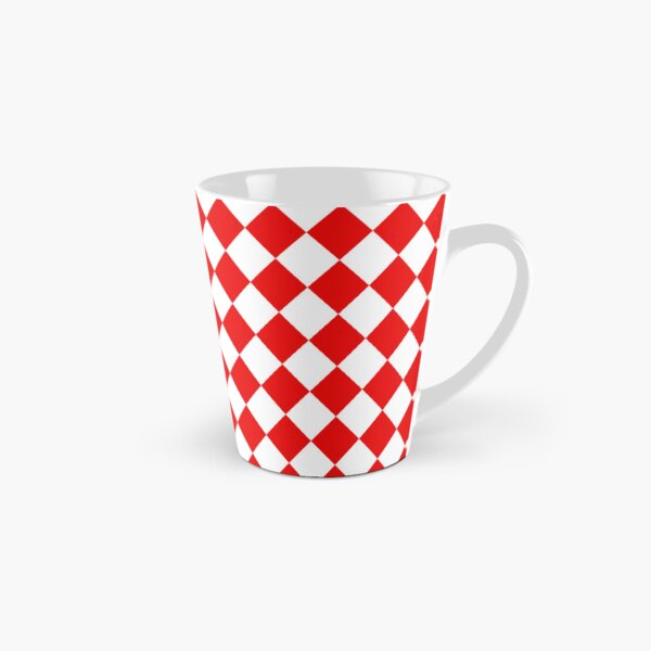 Artikel-Vorschau von Rot-weiße Harlekin-Diamanten überall, designt und verkauft von Feeling Artsy.