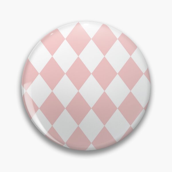Item preview, Baby Pink White Harlequin Diamonds All Over designed and sold by Feeling Artsy.
