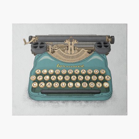Writer's Block Art Board Print