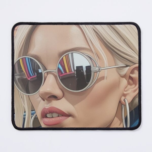 Item preview, Retro Round Sunglasses - Colorful Reflections designed and sold by Pigmentra.