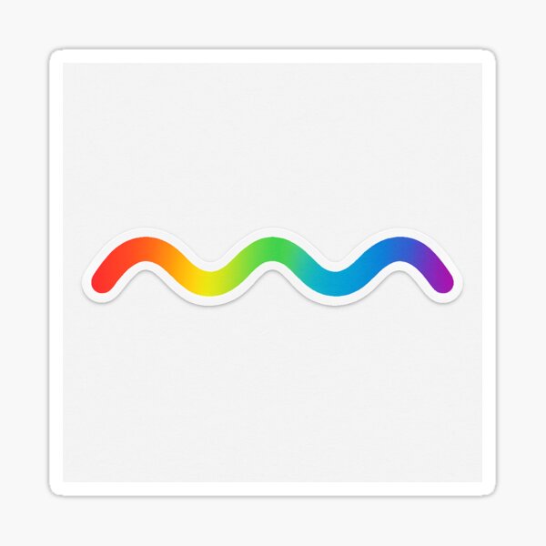 Item preview, Pride Rainbow Squiggle designed and sold by Rain boy.