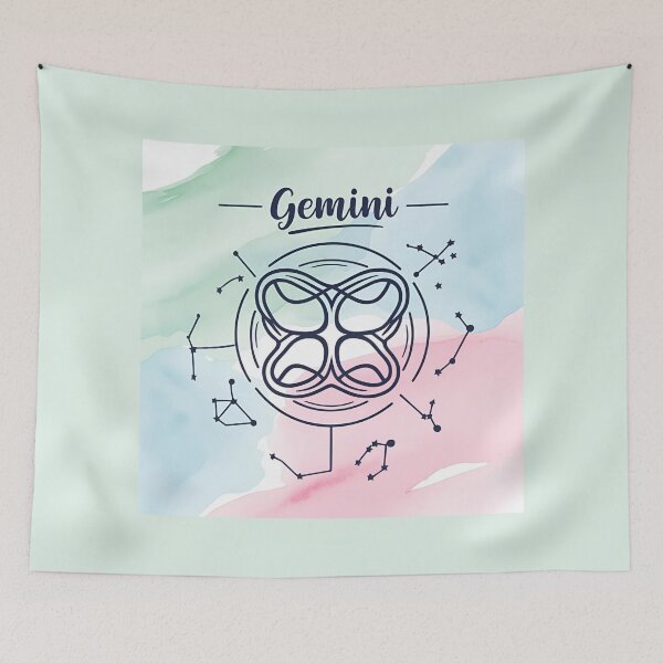 Item preview, Zodiac Pattern - Gemini designed and sold by PatronesKawai.