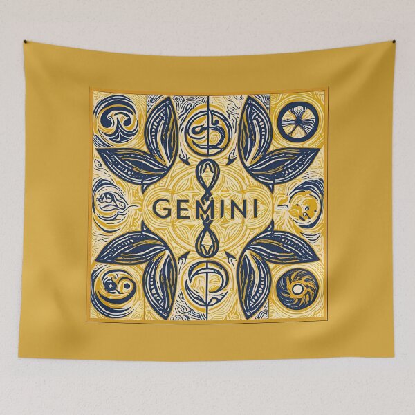 Item preview, Zodiac Pattern - Gemini designed and sold by PatronesKawai.