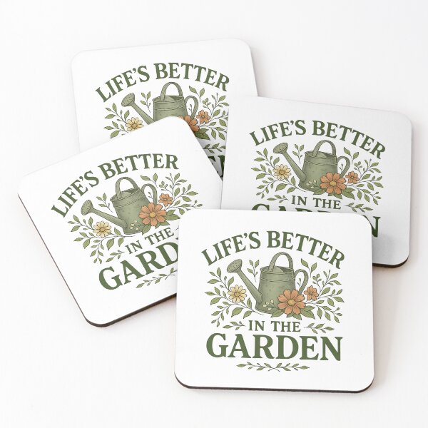 Item preview, Life’s Better in the Garden – Rustic Floral Gardening designed and sold by stylishdzign.