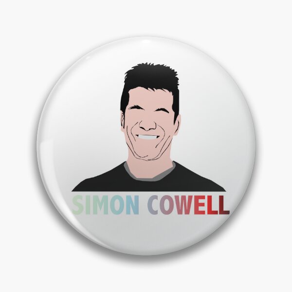 Item preview, Simon Cowell illustration designed and sold by ZooStateofMind.