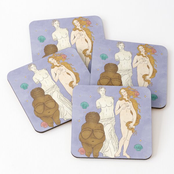 Item preview, EveryBody is Venus - Iconic Ancient Goddess Figures - violet version designed and sold by Ancient-Tales.