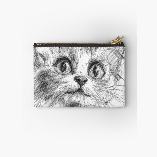 Item preview, Sketchy Cat Drawing designed and sold by MelaDizayn.