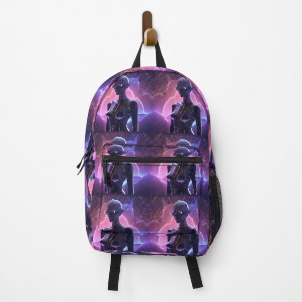 Item preview, İngilizce: Cyberpunk Alien Portrait - Neon Dreams designed and sold by Pigmentra.