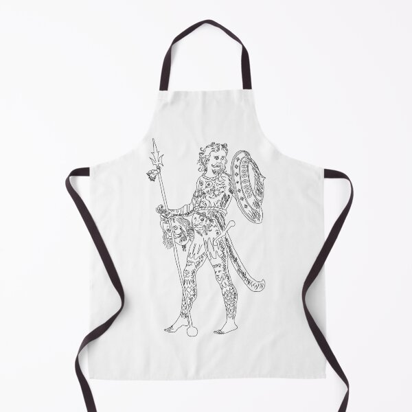 Item preview, Ancient Warrior Caricature Hand Drawn designed and sold by MarkezWear.