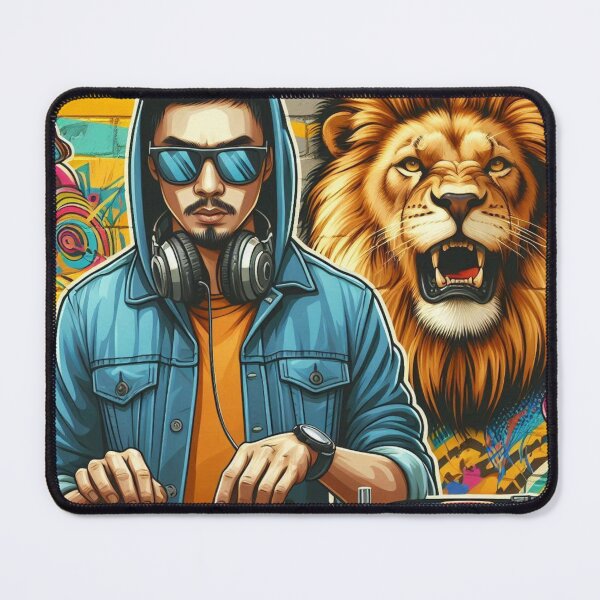 Item preview, Vibe Lion Energy- Ink Collection designed and sold by Furbabies Art.