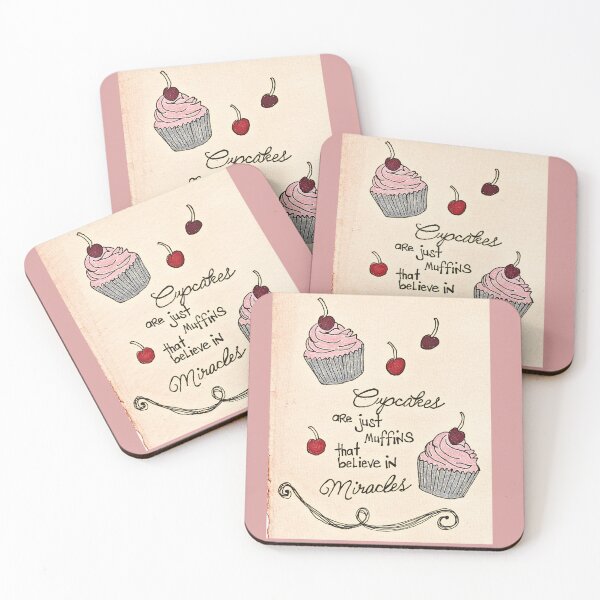 Item preview, Cupcakes are just muffins that believe in miracles designed and sold by CYCisartsy.