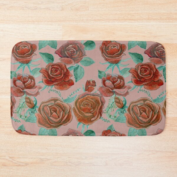 Item preview, Tea Roses - Dusty Rose designed and sold by Endrené Shepherd.