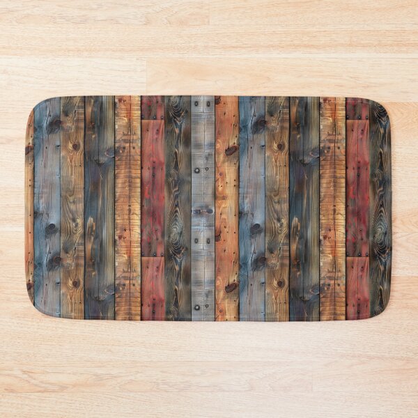 Item preview, Colorful Vertical Weathered Wood Planks designed and sold by NTGUILTY.