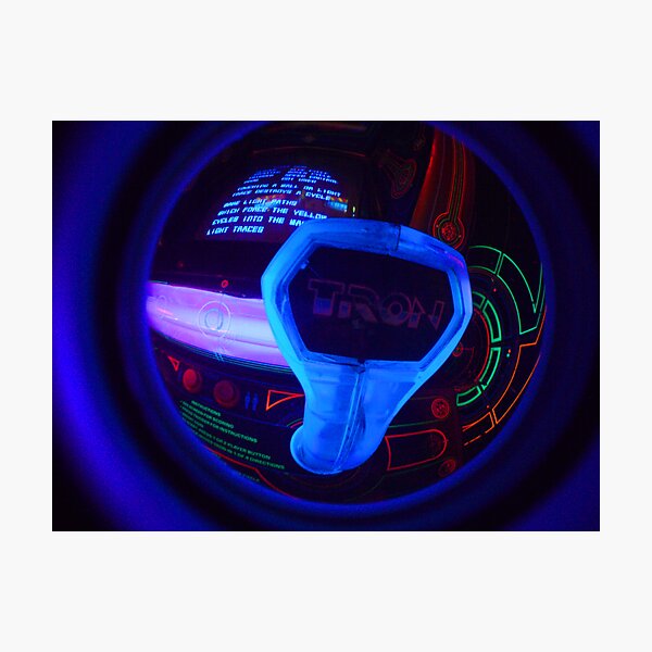 Tron Arcade Photographic Print