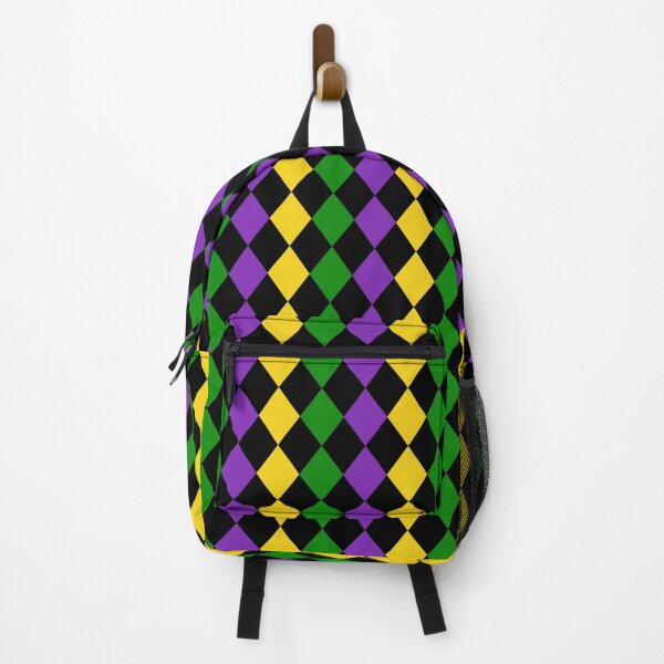 Item preview, Mardi Gras Harlequin Diamonds All Over designed and sold by Feeling Artsy.