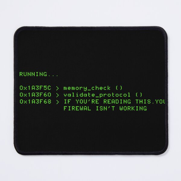 Item preview, Hacker Firewall Warning Terminal Code Screen designed and sold by Dago345.