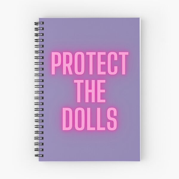 Item preview, Protect the Dolls – Aesthetic Pink Neon Quote Design designed and sold by Katsuverse.
